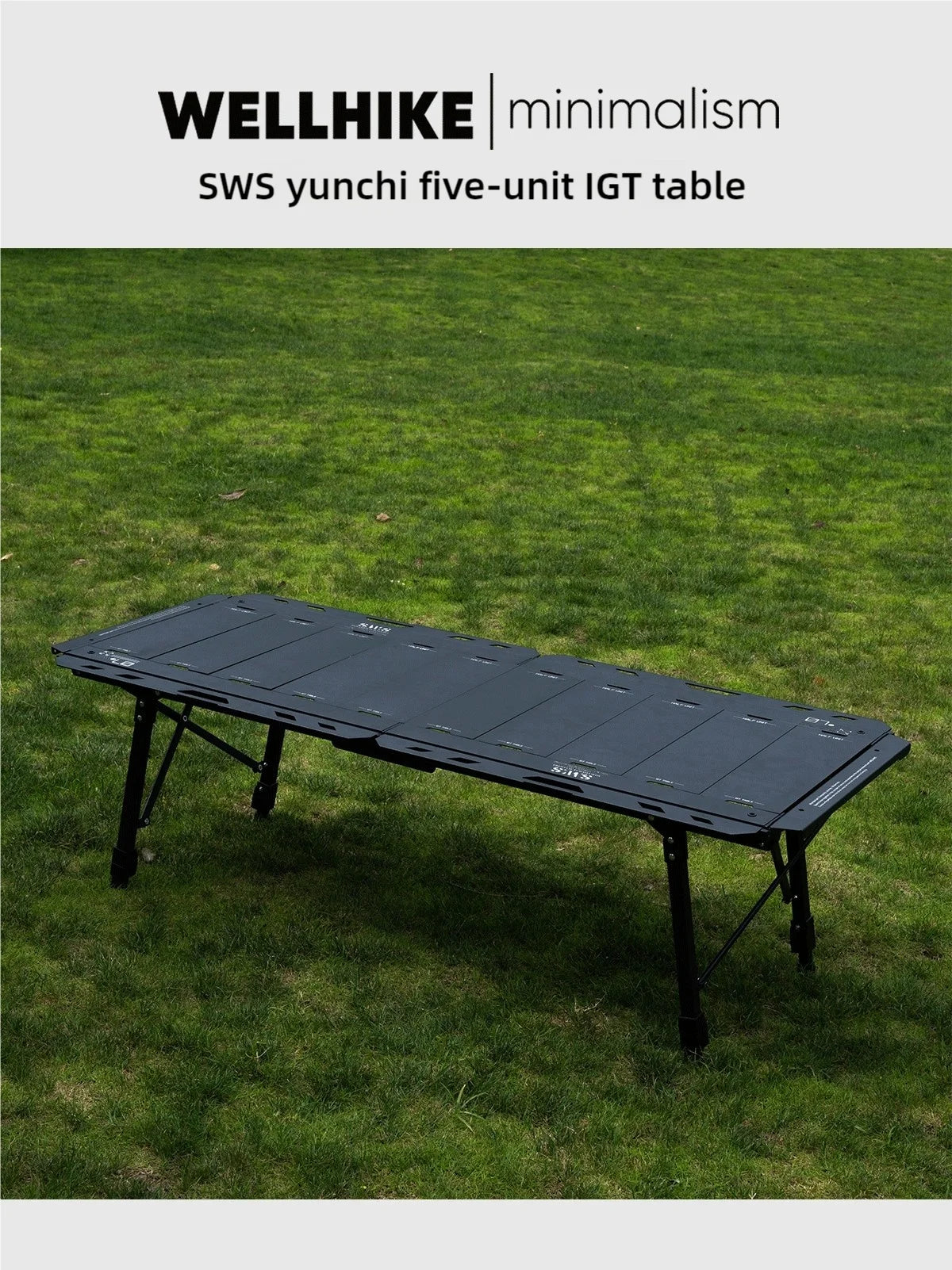 Outdoor SWS Five Unit IGT Table 5 Multi functional Folding Aluminum Alloy Height Adjustable Table