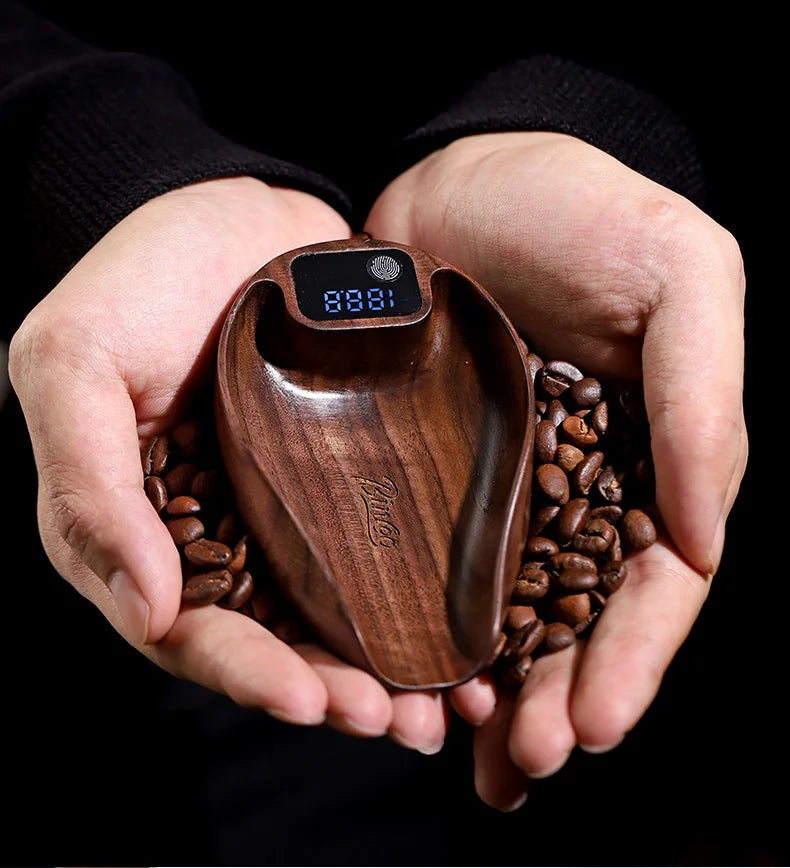 Bincoo Coffee Electronic Scale Professional Coffee Scale Portable Bean Plate 0.1g Accurate Weight Rechargeable