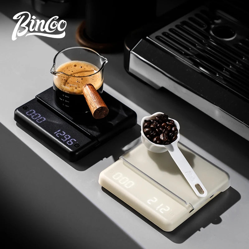 Bincoo Electronic  Coffee Scale Digital Kitchen Portable Barista Scales With Timer Handheld Precision 0.01g Weight