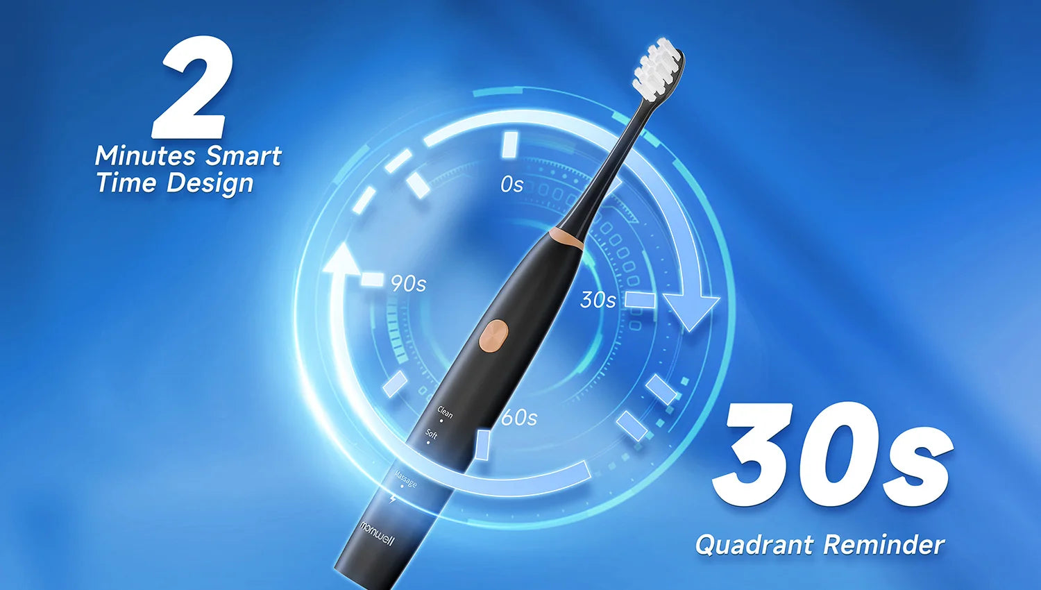 Electric Toothbrush for Adults with 8 Brush Heads , 4 Modes Deep Clean Electric Toothbrush with USB Cable and 2 Min Smart Timer