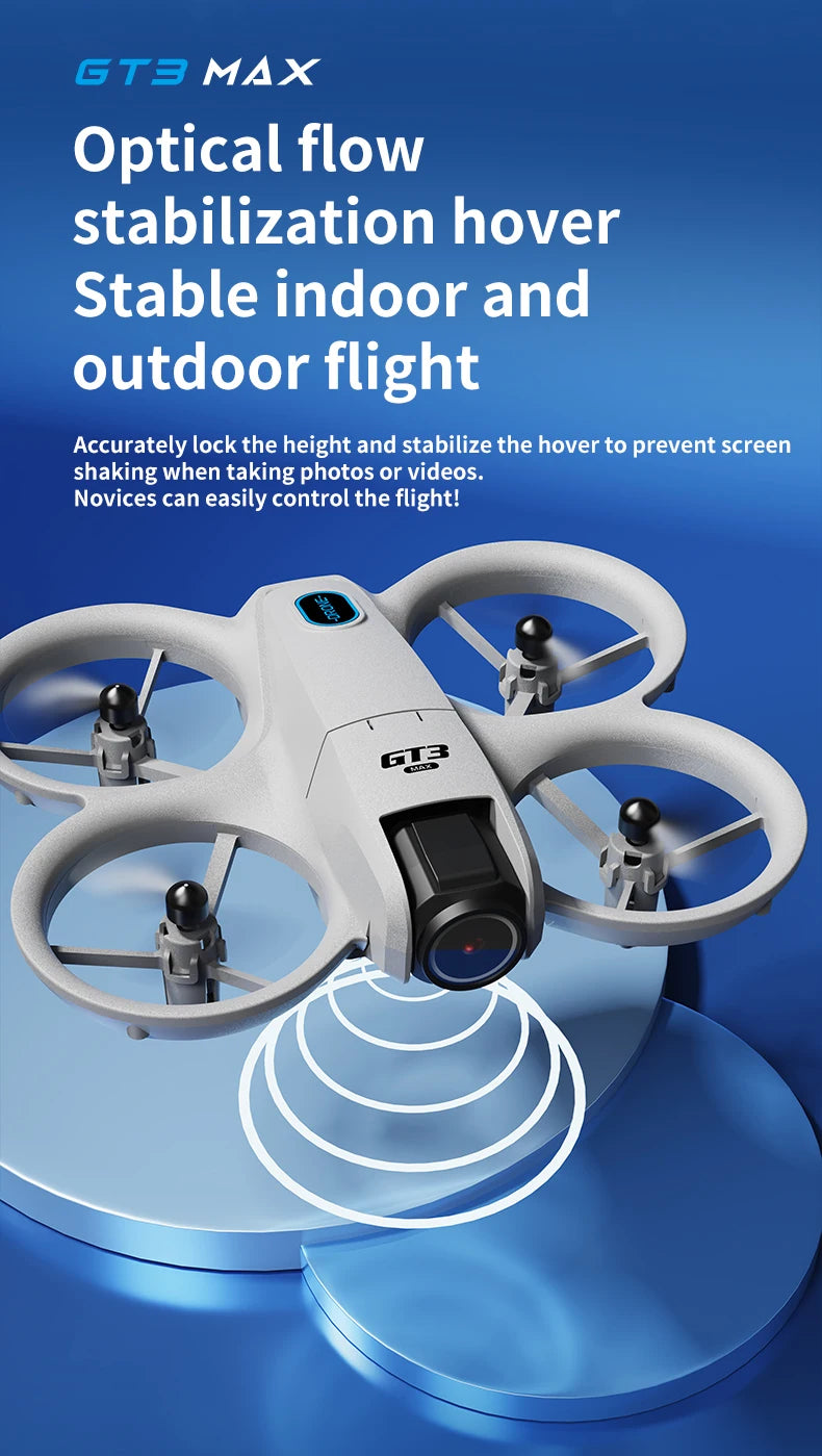 Original GT3 MAX Drone 8K Professional HD Aerial Photography Remote Control Aircraft 5G HD Dual Camera Mini Quadcopter Toy UAV