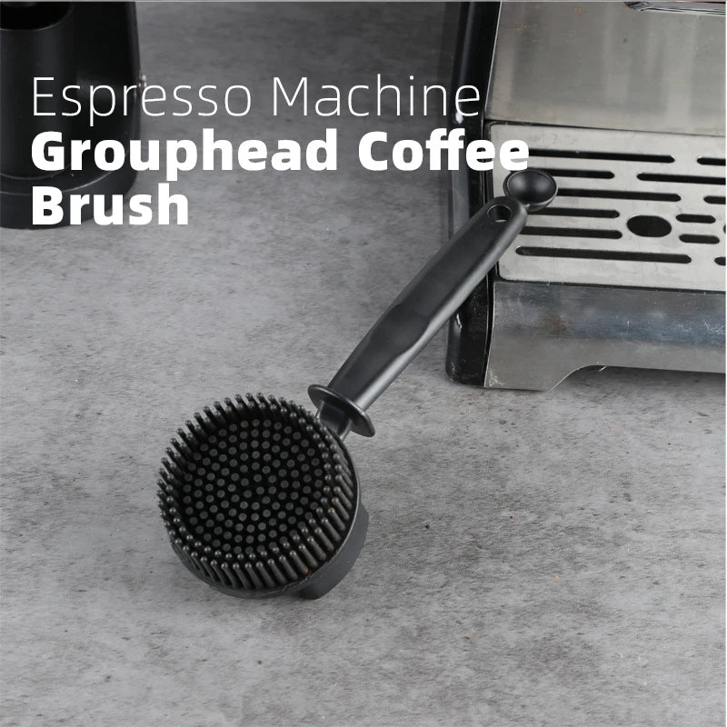 51mm 58mm Espresso Machine Cleaning Brush Tool Silicone Cleaning Bristle Tools