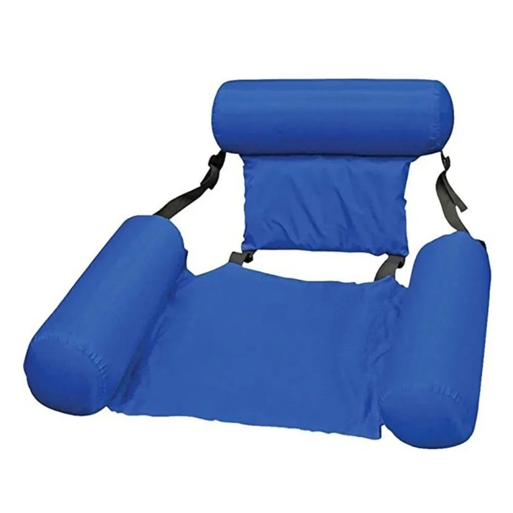 Three Tube Inflatable Lounge Chair, Foldable Colorful Patterned Float, Water Play Lounge Chair, Floating Bed Sofa