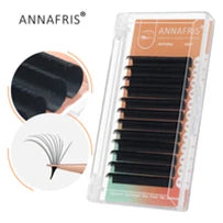 GLAMLASH 4D5D W Shaped Eyelash Extension Premade Volume Fans W Style Lashes Faux Mink Soft Easy Faning Natural Lashes