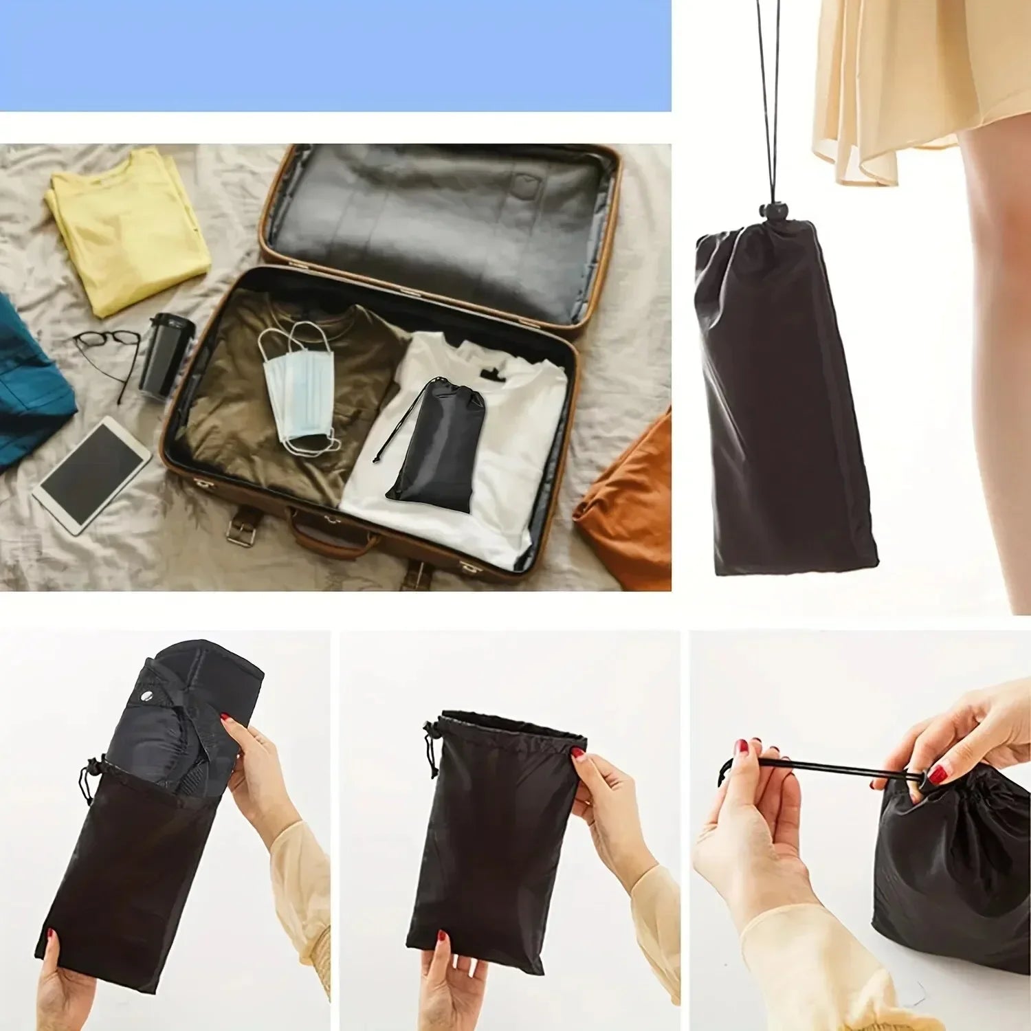 Portable Foot Mat - Adjustable Strap Office Resting Foot Mat Foot Hammock Foot Mat Lazy Man Magic Travel Magic Travel Airplane