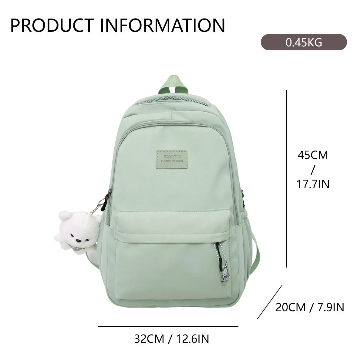 New Female Fashion Men High Capacity Waterproof College Backpack Trendy Women Laptop School Bags Cute Girl Travel Book Bag Cool