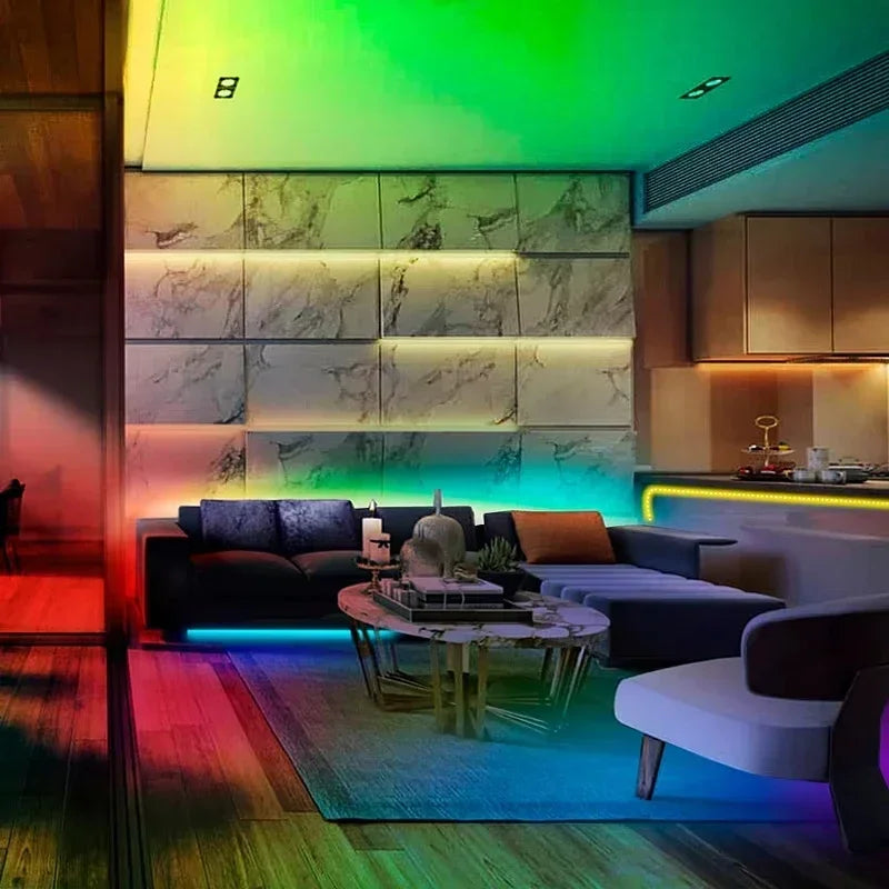 1-30M 5V USB Bluetooth LED Strip Light SMD 5050 5V RGB Flexible LED Strip Bluetooth APP Control Color Change For TV background