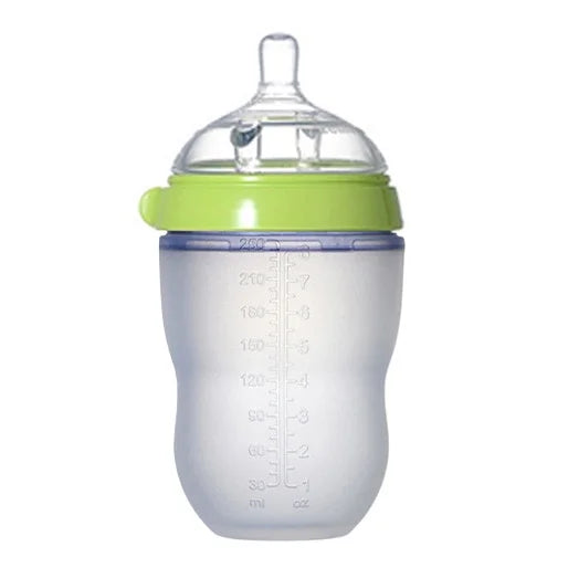 Baby Bottle with Silicone Handle Baby Bottle Photography Accessories 0-36 months 150ml 240ml Baby Boys and Girls