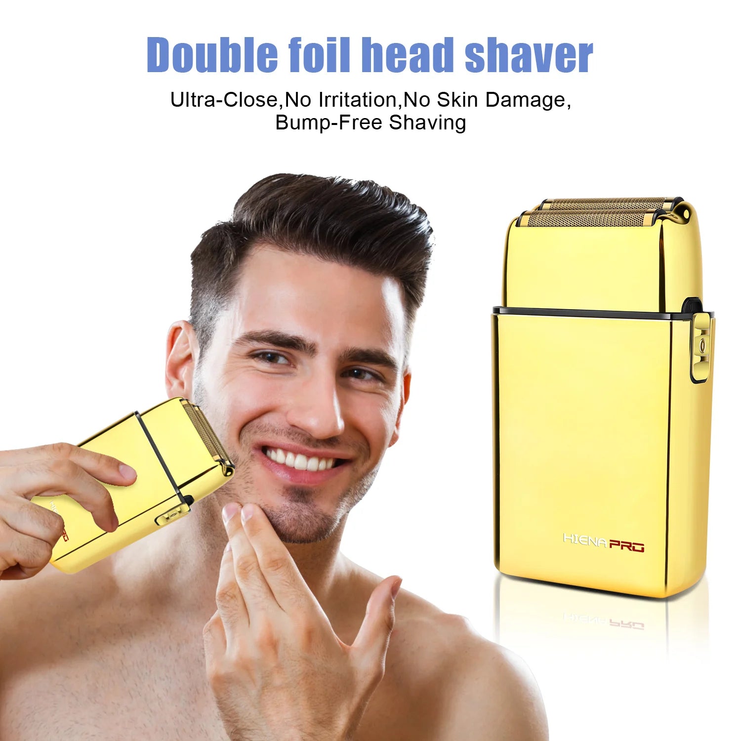 HIENA Electric shaving machine professional barber machines timmer machine men shaving razor man head mini electric shaver body
