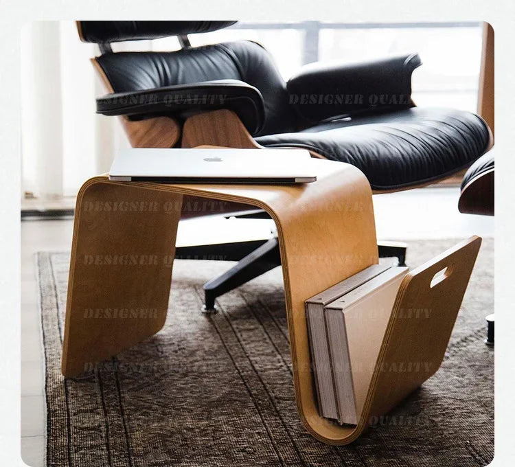 Minimalist Nordic Coffee Table Chic Solid Wood Centerpiece Ideal for Living Rooms and Balcony Corners Simple and Elegant