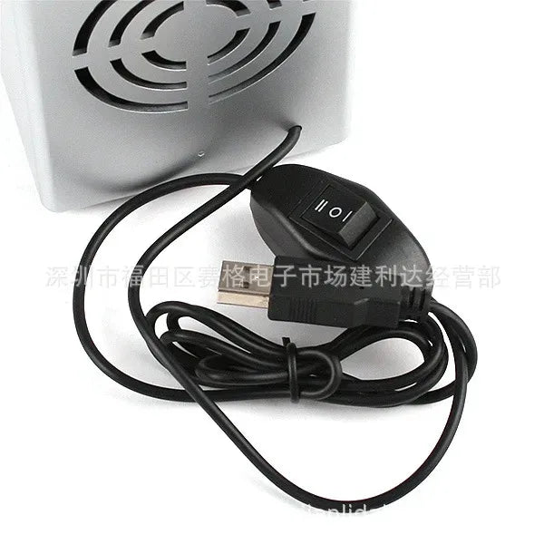 Mini Usb Fridge Freezer Cans Drink Cooler Warmer Travel Refrigerator Icebox Car Office Use Portable Insulin Refrigerator