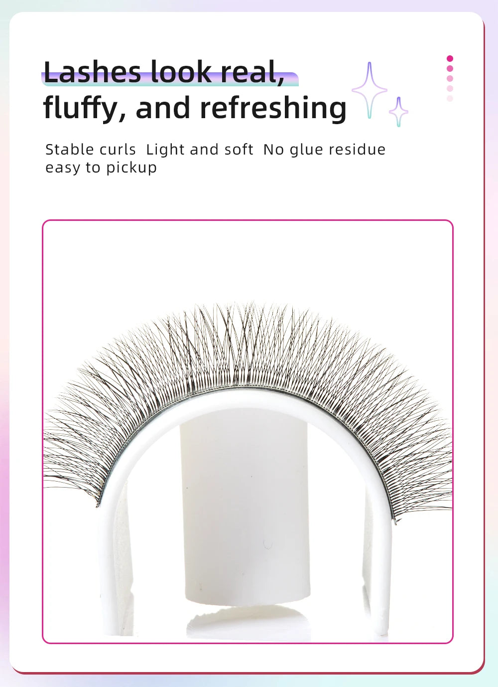 Yelix New 2D Volume Lashes Dark Brown Ultra-thin Y Lash Extension Lightweight Premade Fans Eyelash Extensions Single Tip 2D Y