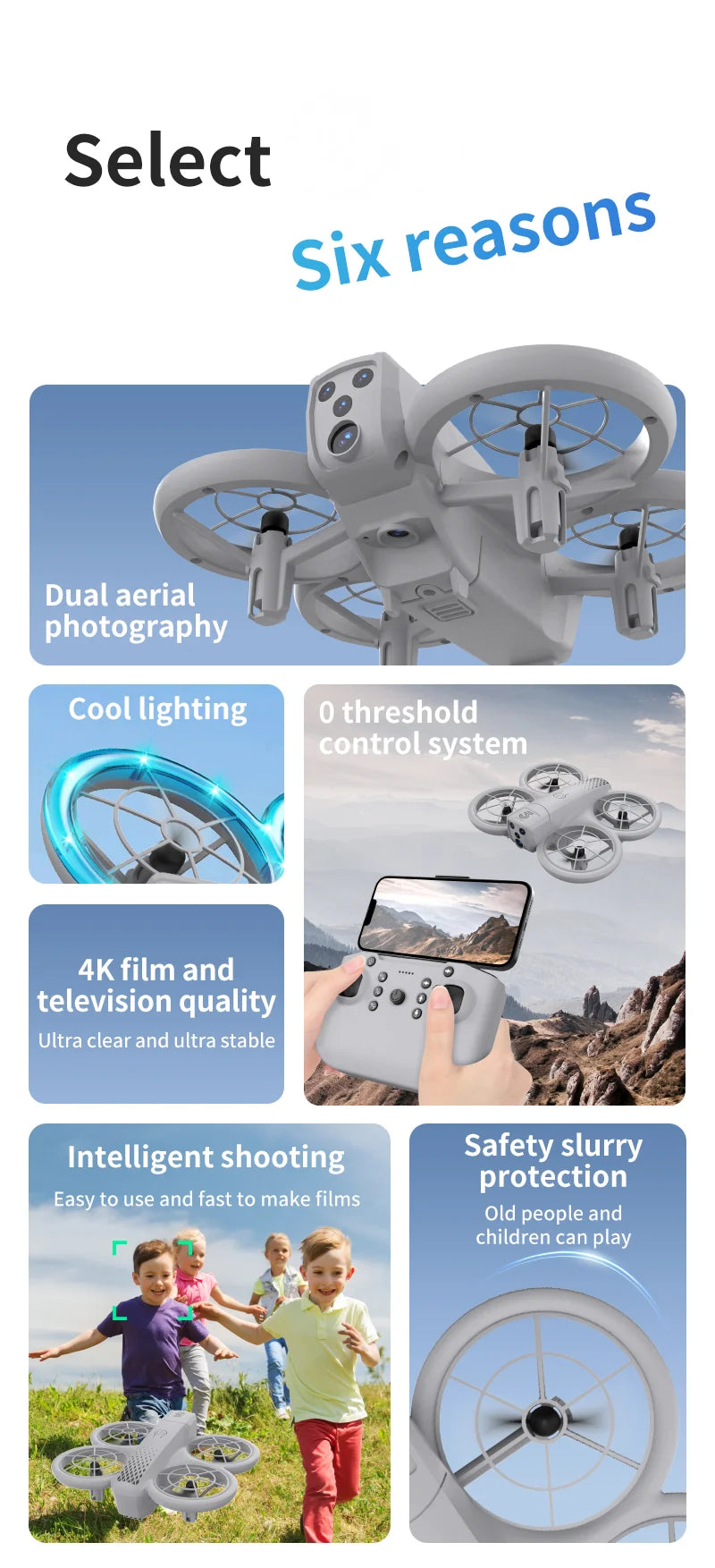 High-definition aerial photography drone remote control quadcopter children's toy