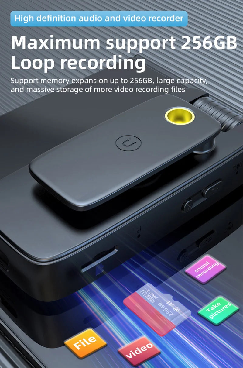 Xiaomi WiFi Mini Camera 4K HD Portable Digital Video Recorder Back Clip Police Body Cam Night Vision Sports Miniature Camcorder