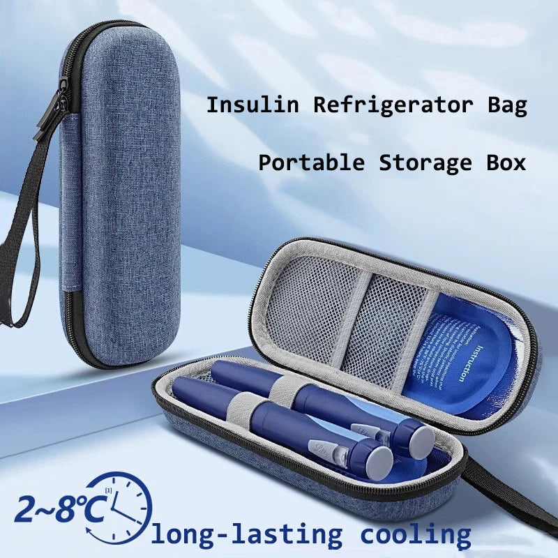 Portable Insulin Cooling Bag Carry-on Protector Waterproof Diabetic Medication Storage Bag for Insulin Pen Daily Life and Trips