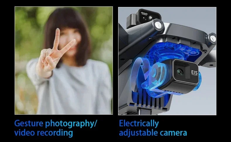 HOT-Professional 8K HD Dual Camera New L600-2 MAX GPS Drone 5KM 3-Axis Gimbal 360 Obstacle Avoidance Brushless Quadcopter Toy