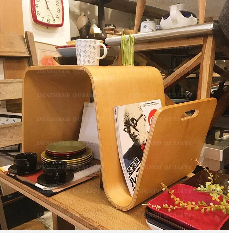 Minimalist Nordic Coffee Table Chic Solid Wood Centerpiece Ideal for Living Rooms and Balcony Corners Simple and Elegant