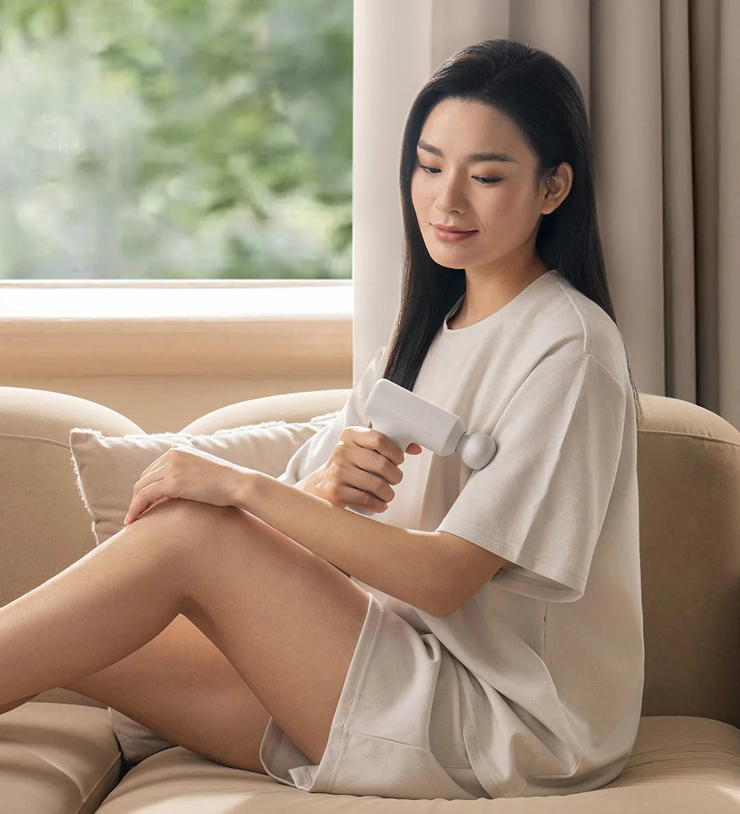 XIAOMI Mijia Mini Fascia Gun 3 Portable Muscle Massage Gun Thrust Brushless Silent Motor 3 Massager Heads Relax Body Type-C CN