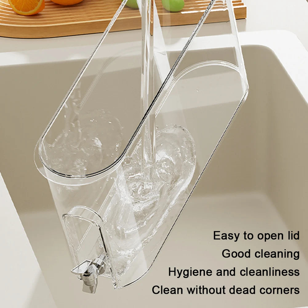 4L Cold Water Kettle With Tap Tea Pots Dispenser Jug Juice Pitcher Pot For Refrigerator Drink Drinkware Cold Water Bucket