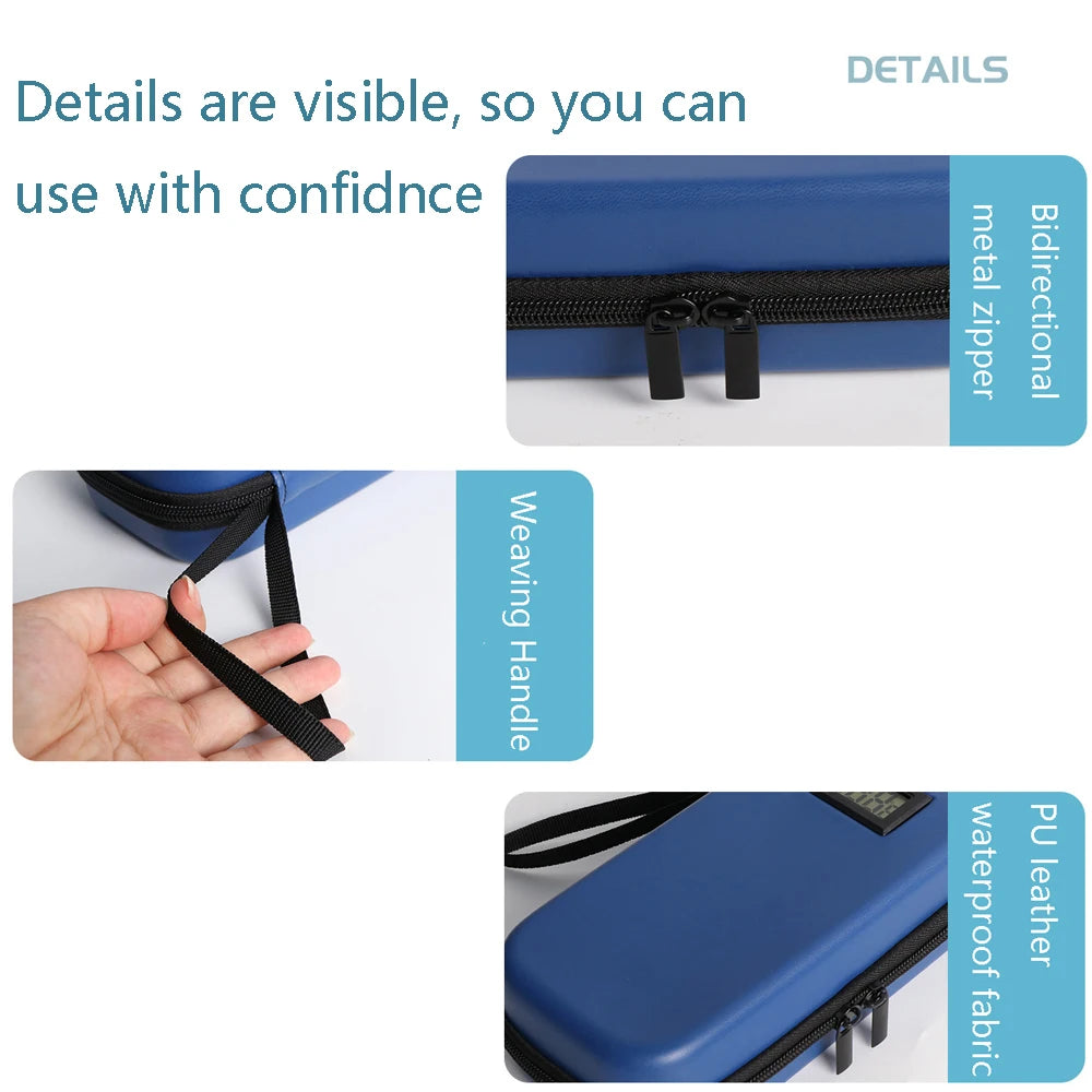 Insulin Cooler Travel Case TSA Approved Portable Medication Organizer with Thermometer and Ice Pack Insulated Diabetic Cooler