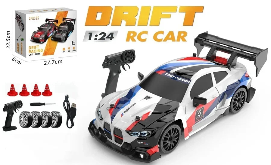4WD RC Drift Car Remote Control GTRPRO AE86PRO Model 4x4 Racing RTR Radio Truck Vehicle Toy Gift for Boy Girl Children Kid Adult