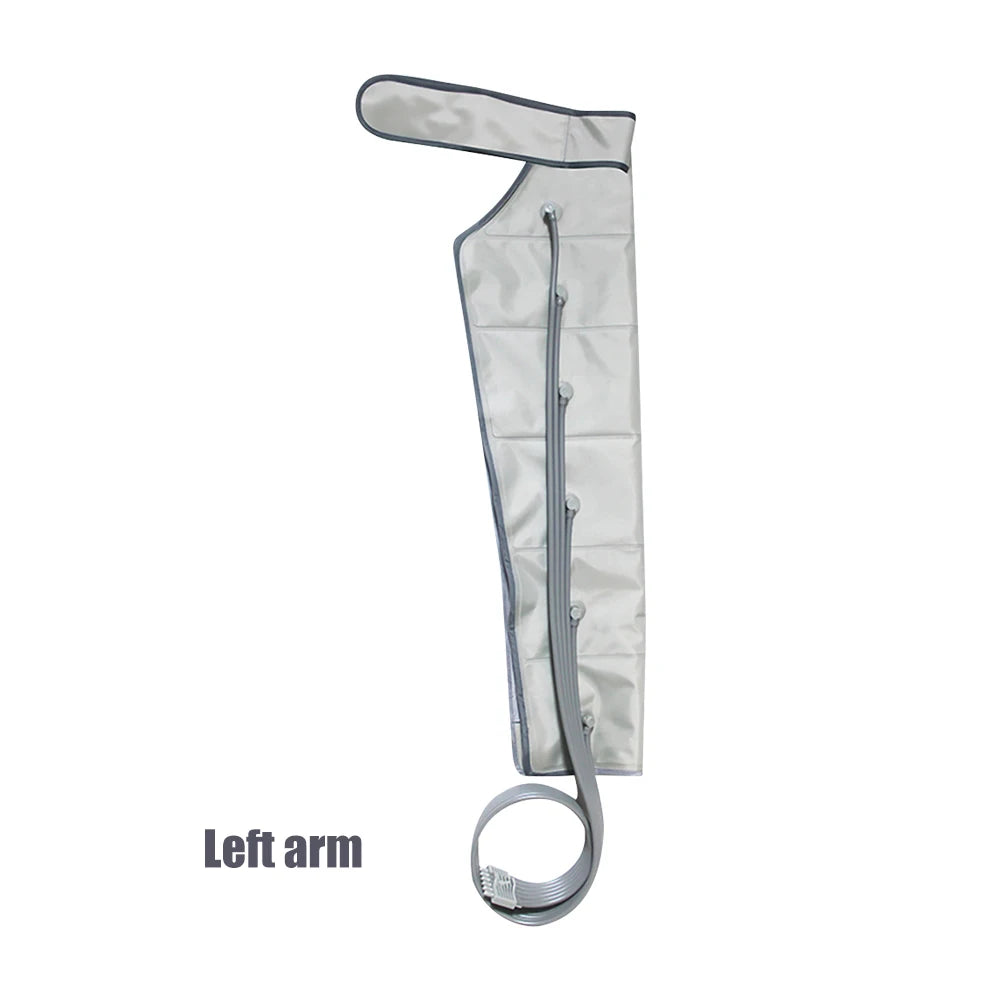 6 Air Chambers Leg Compression Massager Pressotherapy Massage Apparatus Therapy Arm Waist Pneumatic Air Wraps  Relax Pain Relief