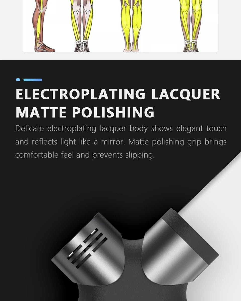 BOOSTER Pro 3 Deep Tissue Massage Gun Muscle Stimulator Body Massager Fascial Gun Relax Low Noise for Fintness Shaping