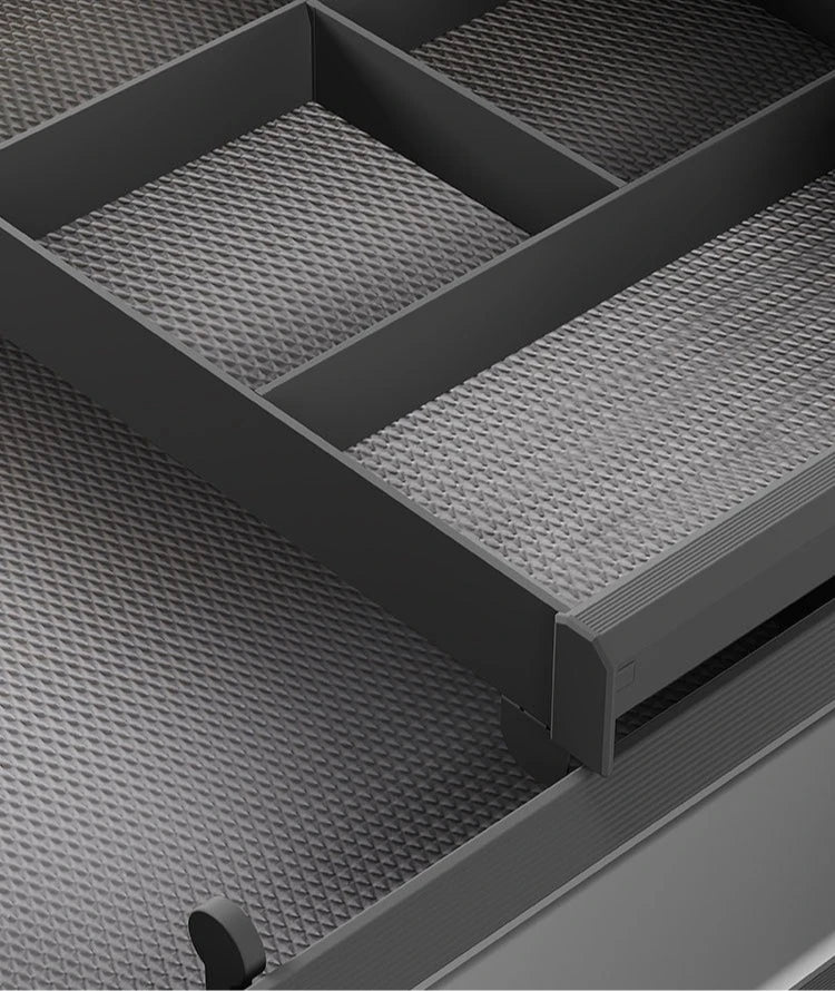 Metal Kitchen Cabinet Storage Narrow Organizer Drawer Small Spaces Extendable Cabinets Household with Sliding Track Furniture