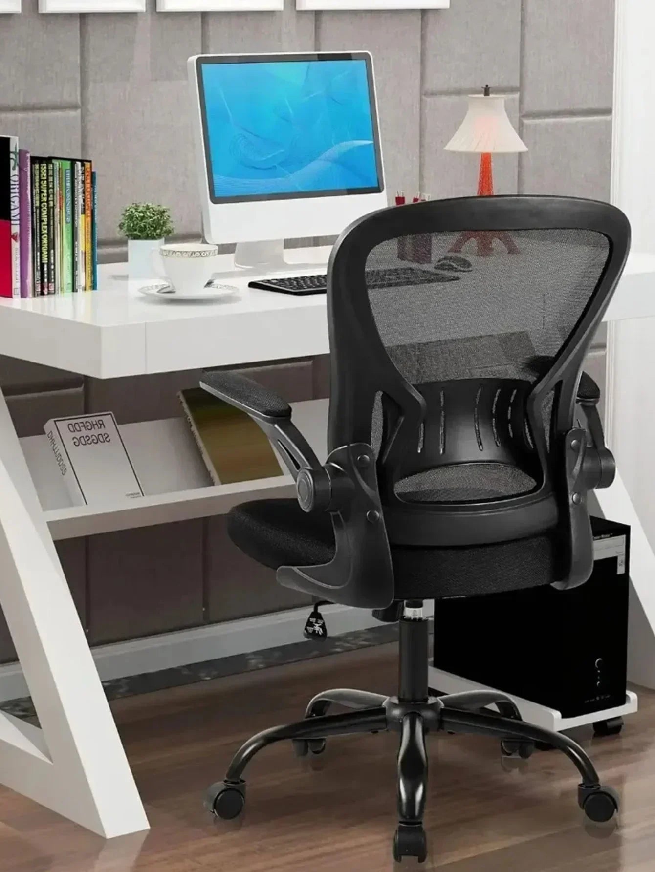 Breathable Office Gaming Chair Ergonomic Elastic Sponge Computer Desk Chair 3D Breathable Mesh Fabric Home and Office Furniture