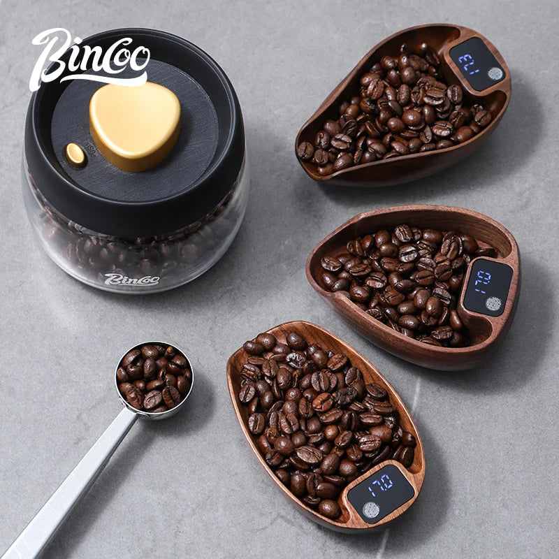 Bincoo Intelligent Electronic Scale Kitchen Scale Professional Coffee Scale Portable Bean Tray Precise Weight Rechargeable