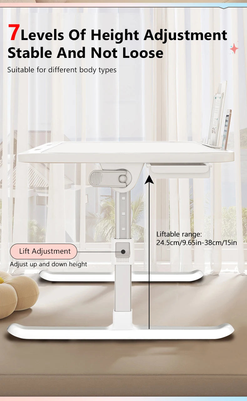 Laptop Desk Foldable Bed Table Adjustable Computer Gaming Desk Portable Folding Table Mesa Plegable Home Working Furniture