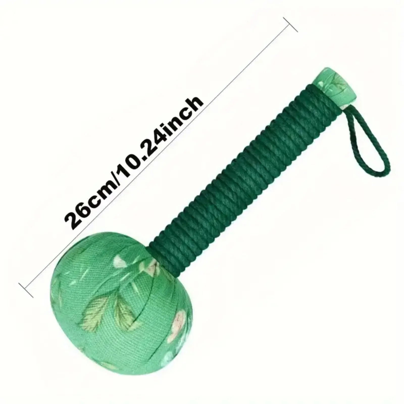 Massage Hammer Long Herbal Wormwood Lymphatic Drainage Manual Back Massager for Shoulder Neck Muscle Pain Relief