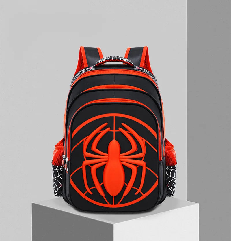 Spider Backpack+Pencil Case Set for Boys School Bag Elementary for Kids School Bag Cartoon Waterproof Primary Backpack