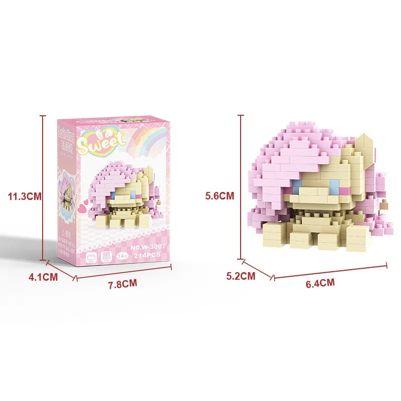My Little Pony Building Blocks Lega Equestria Girls Figure Twilight Sparkle Building Blocks  Cartoon Character Toys For Children