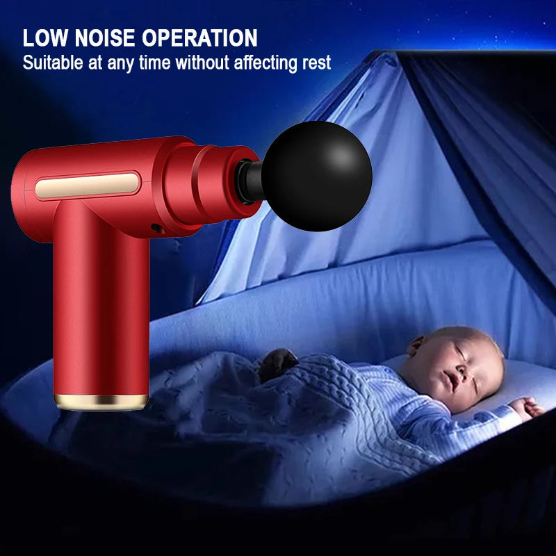 Massage Equipment Neck Membrane Rob Cervical Spine Massage Instrument Mini Fascia Gun Wireless Massage Gun Muscle Relaxation