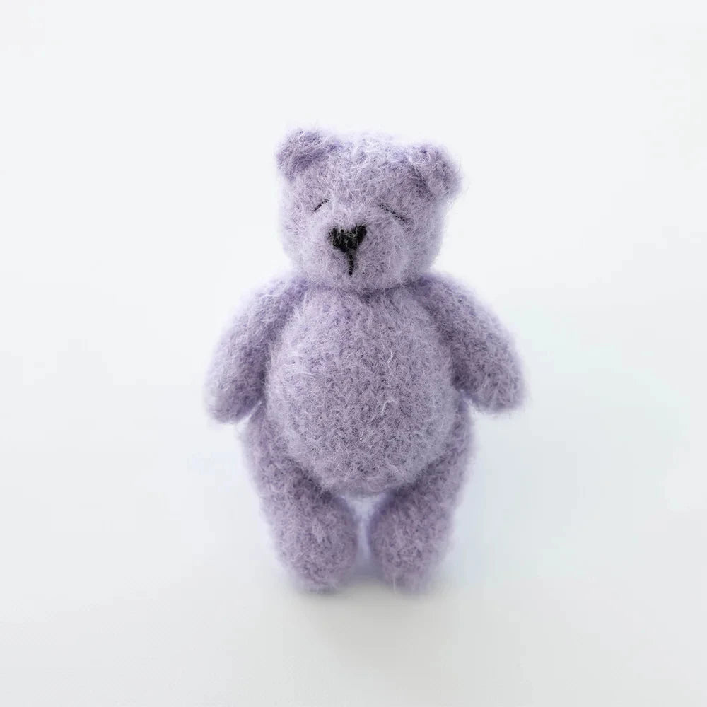 Baby Photography Animal Doll Newborn Photo Hand-Knitted Teddy Bear Props Studio Photo Cute Animal Seahorse Hair Toy Accessories