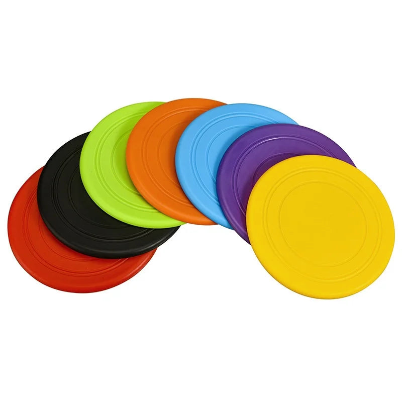 7 Colors Silicone Flying Saucer Funny Dog Cat Toy Dog Game Flying Discs Resistant Chew Puppy Training Interactive Pet Supplies