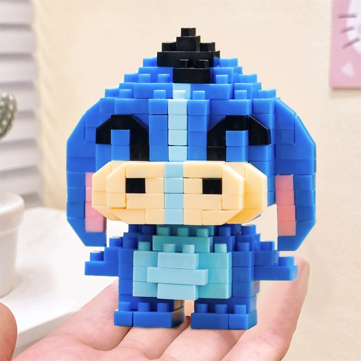 Disney Anime Princess Building Blocks Stitch Mickey Mouse mini Action toy Figures Blocks Toys Bricks Assemble Toys Kids Gifts