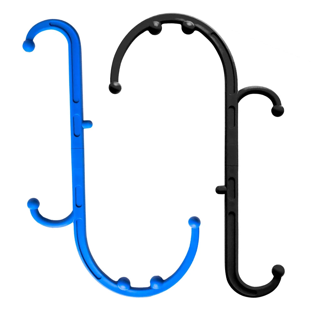 Back, Neck and Foot Massager for Trigger Point and Self Massage Hook Cane Therapy, Back Scratcher