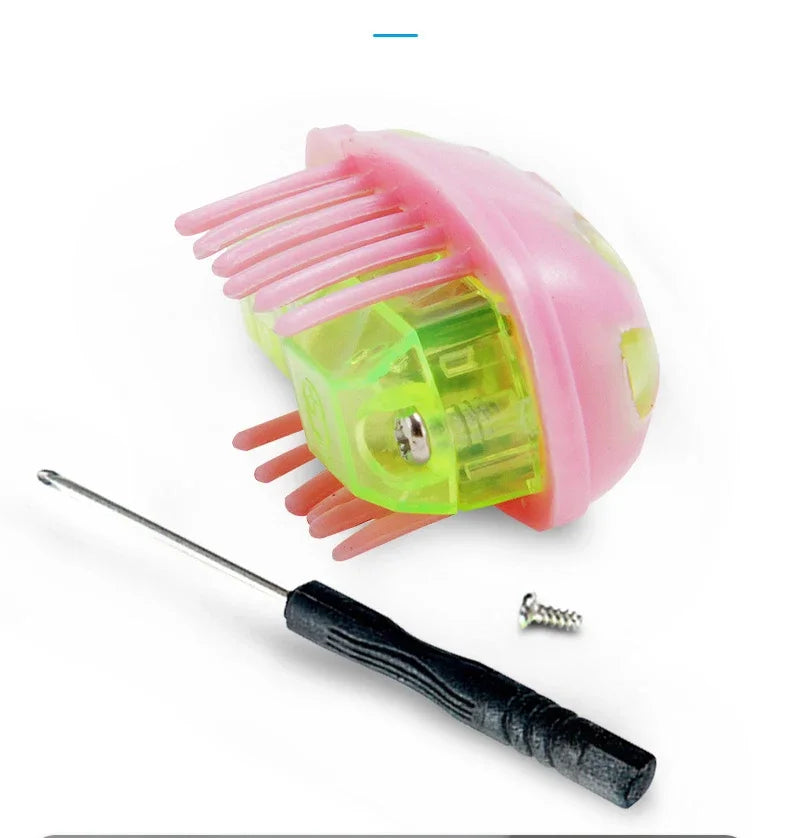 Mini Electric Bug Pet Dog Cat Toy Interactive Cute Ladybird Beetle Animal Shape Cat Toys Walking Insect Cat Playing Supplies