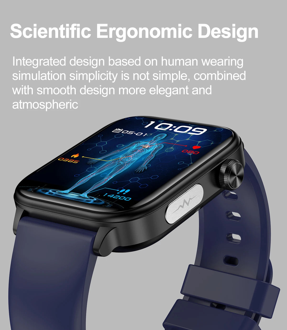 2024 New ECG+PPG Medical Grade Smart Watch Men Blood Glucose Blood Lipid Uric Acid Monitoring Bluetooth Call Health Smartwatches