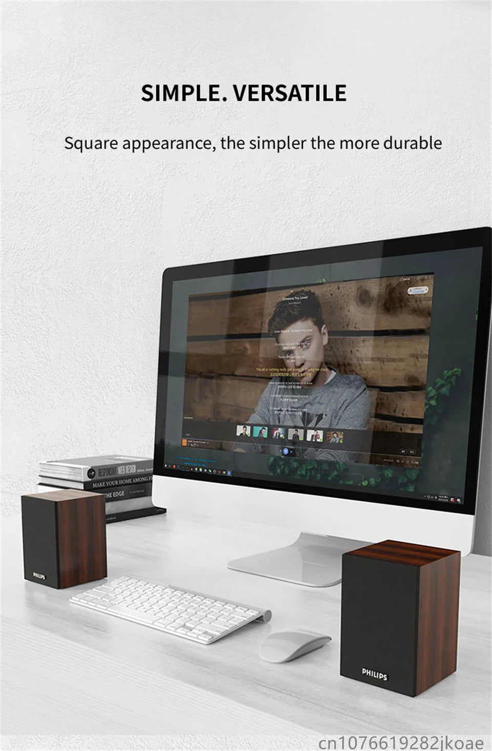 Philips SPA20 Speaker Bluetooth with 360 degree Surround Sound Bluetooth Wireless Stereo for Computer Macbook Laptop