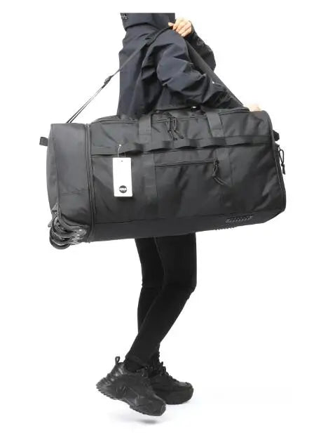 Large Capacity carry on hand Luggage Rolling duffel bag 90L wheeled Bag Home moving bags with wheels Travel trolley luggage bag