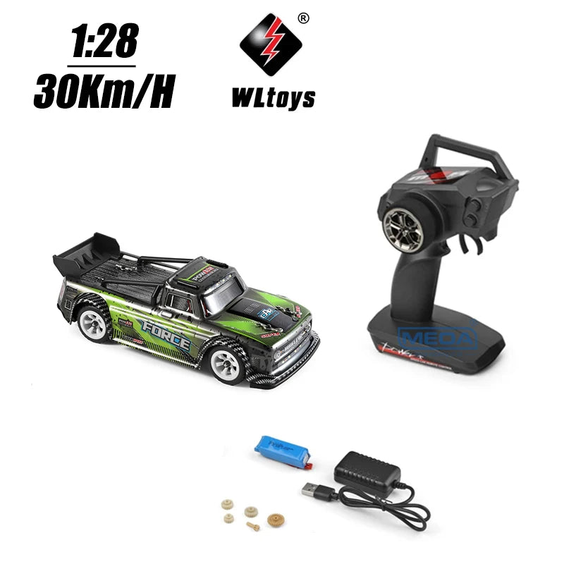 Wltoys K989 K969 284131 Upgrade LCD Version 4WD 1/28 RC High Speed Racing Mosquito 2.4GHz Off-Road RTR Rally Drift Car
