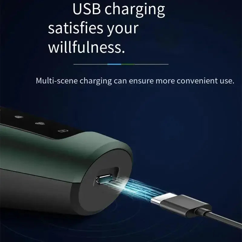 Electric Shavers for Men Waterproof Electric Trimmer Razor Wet &amp Dry Use Rechargeable Battery Rotary Shavers Machine Shaving