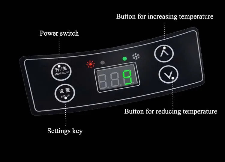 8L Car Home Dual-use Refrigerator Small Refrigerated Refrigerator Cold And Hot Dual Energy Refrigerator Fridge Mute Low Noise