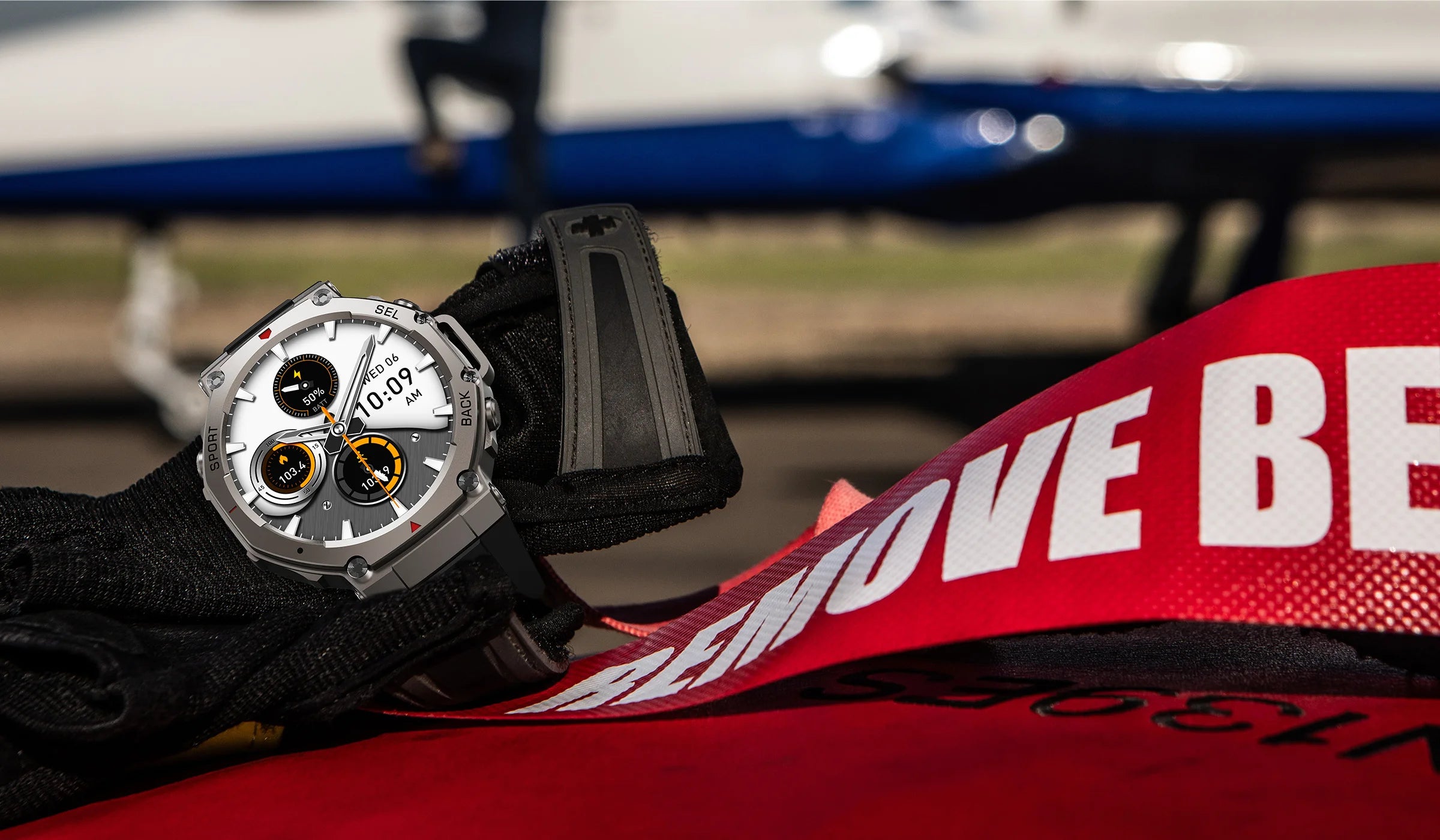 New T-Rex 3 Pro Dual-Band GPS Military Smart Watch 48mm 10ATM Water-Resistant 500mAh Battery Compass Altimeter AGPS Smart Watch