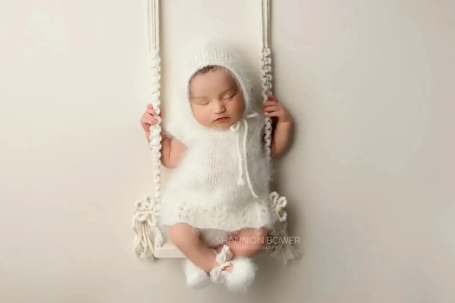 Baby Photography Props Newborn Swing Chair Wooden Furniture Infants Photo Shooting Prop Accessories Baby Photo Props Swings