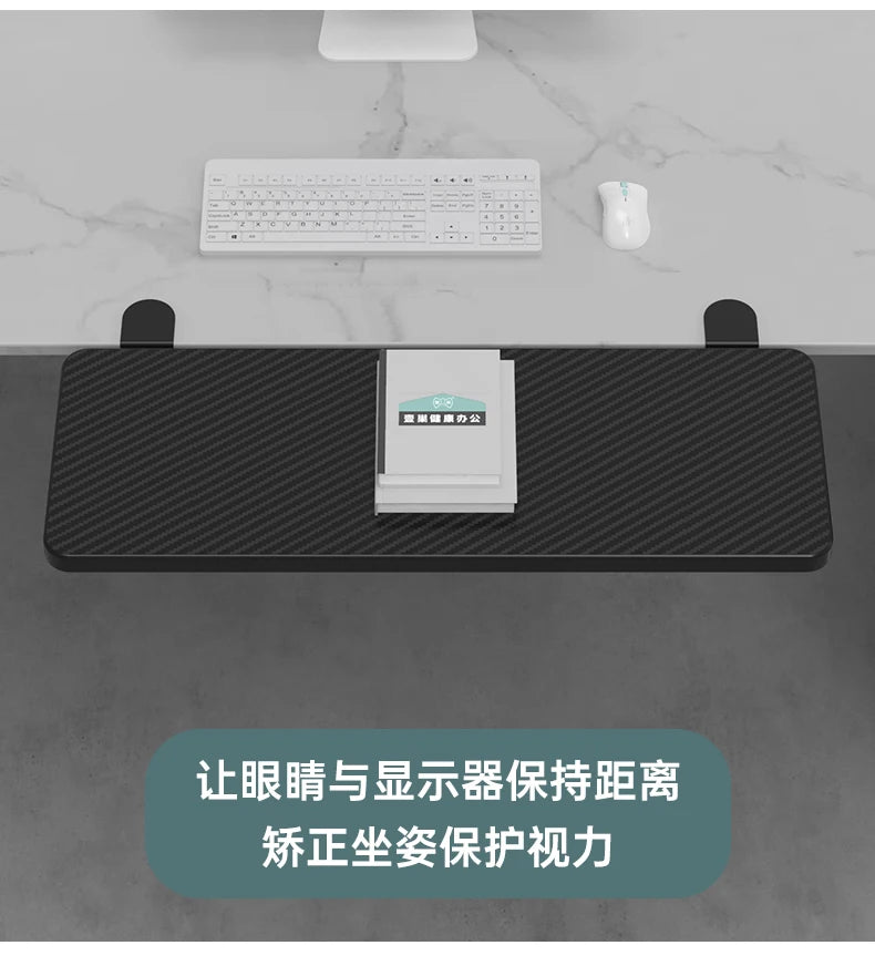 Desk Extension Board Foldable Widening Laptop Table Expander Hand Rest Support Home Office No Drill Computer Desk Extensions
