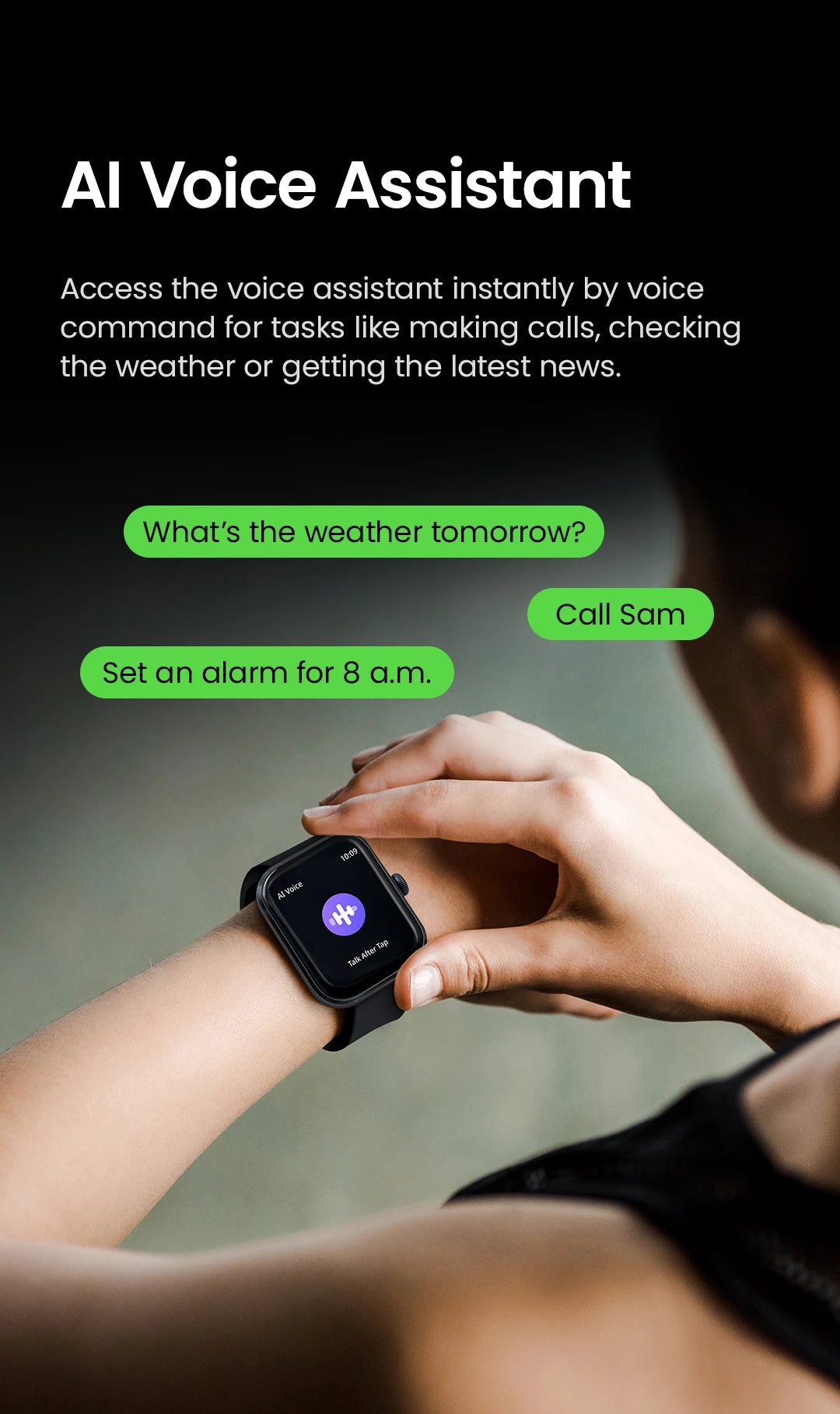 HAYLOU Watch 4 GPS Smartwatch 1.93'' HD Display Bluetooth Phone Call Health Monitoring IP68 Waterproof Smart Sport Watch